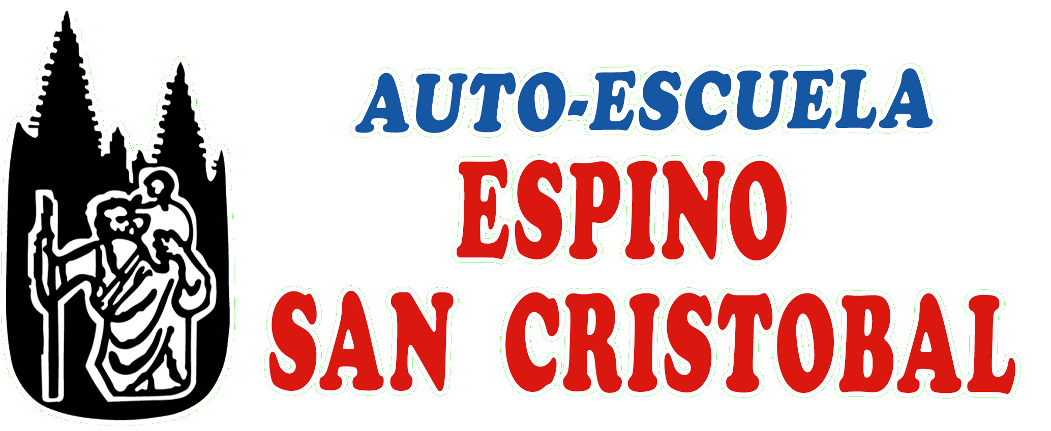 logotipo autoescuela9 blanco